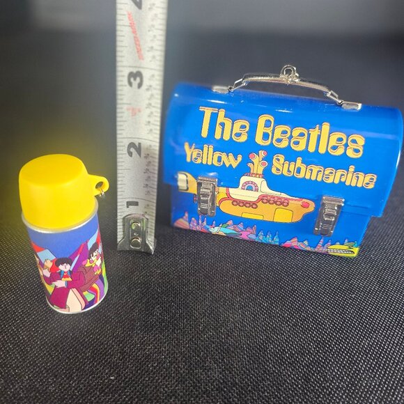 Hallmark 2002 The Beatles Yellow Submarine Lunch Box 2 Piece Ornament Set NIB - Picture 14 of 14